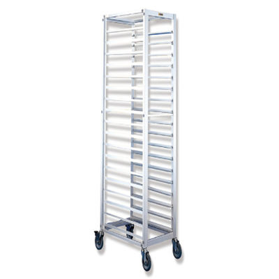 Rectangle Bread Cooler Trolley , Tray Rack Transport Trolley Oven Rack