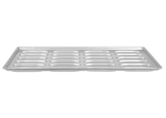 24 Mold Aluminum Cupcake Trays / Aluminized Steel Individual Hot Dog Bun Pan