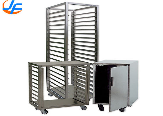 Aluminum Baking Tray Trolley In Stainless Steel Cooking Rack Pan Trolley Factory