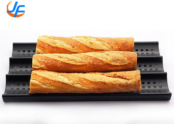 Fashion Design Aluminium Baking Tray Teflon 3 Starts Baking Bread Tray For Shop / Home