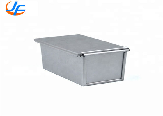 RK Bakeware China Manufacturer-Single Aluminum Pullman Loaf Bread Pan With Cover / Baking Mould Cake Toast Bread Mold