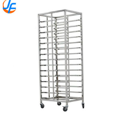 RK Bakeware China-16 Storage Aluminum Bakery Tray Trolley/ Stainless Steel Baking Rack Baking Tray Rack Trolley