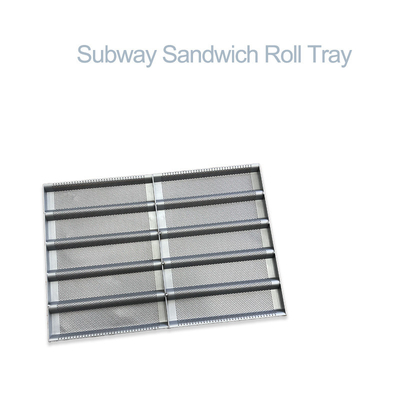 Rk Bakeware China Foodservice Custom Glazed Aluminum Subway Sub Roll Sandwich Tray