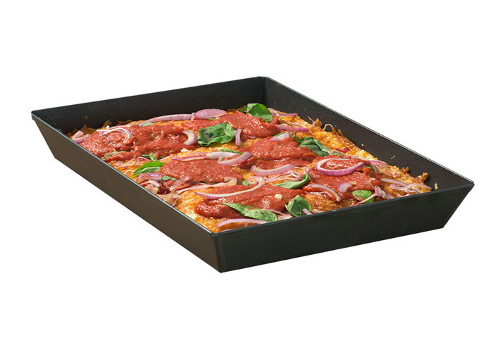 Commercial Aluminum Pizza Pan / Detroit Style Pizza Pans 8" X 10" X 2.38"