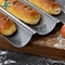 RK Bakeware China Foodservice NSF 5 Loaf Nonstick Aluminum Eurogliss Baguette Baking Tray/ French Bread Pan