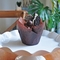 Brown Greaseproof Paper Baking Mold Cupcake Muffin Liner Tulip Cup Wood Pulp