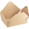 Kraft Paper Meal Food Boxes Disposable Take Out Containers Lunch