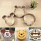 Disney Cartoon Mousse Ring Mold Fashion Stainless Steel Material For Bakery / Cake Mold