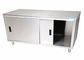 sheet metal fabrication Mobile Open Front Base Cabinet for 61 Combi Ovens with UltraVent