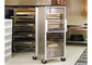 17*34 Shelf Rolling Pizza Rack For Pizzerias Stainless Steel Sheet Metal Fabrication