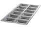 28 Compartment Aluminium Baking Tray Custom Sheet Metal Glazed Aluminized Steel