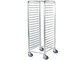 Food Service Stainless Steel Kitchen Trolley Bright Finish With 0.5-12mm Thickness