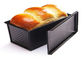 RK Bakeware China Foodservice NSF Full Nonstick Aluminum Bread Toast Mold With Cover 1.5mm
