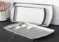 Microwave Aluminium Alloy Baking Tray / Commercial Round Corner Sheet Pan