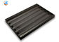 5 Rows Teflon Coated Perforated Baguette Tray Aluminum Alloy Material