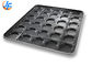 RK Bakeware China Foodservice15 Cavity Aluminumized Hamburger Bun Baking Tray Glazed Telfon