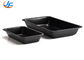 Commercial Pullman Loaf Pan , Carbon Steel Toast Bread Baking Pan For Bakeware