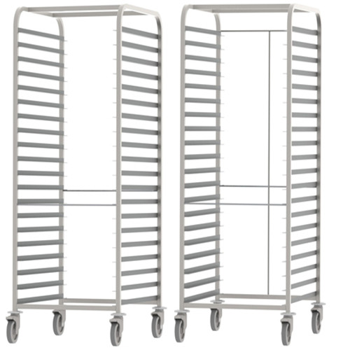 Durable Bakery Rack Trolley , Stainless Steel Bakery Trolley For Rotary