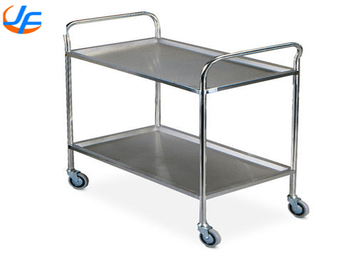 Multi Layer Bakery Rack Trolley Food Cart Four Wheels For Kitchen