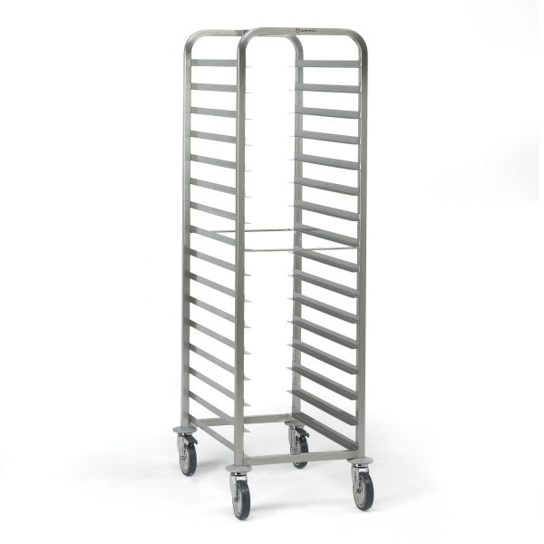 Baking Aluminum Tray Trolley High Trolley With Guides Bakery And Pastry Trays Use