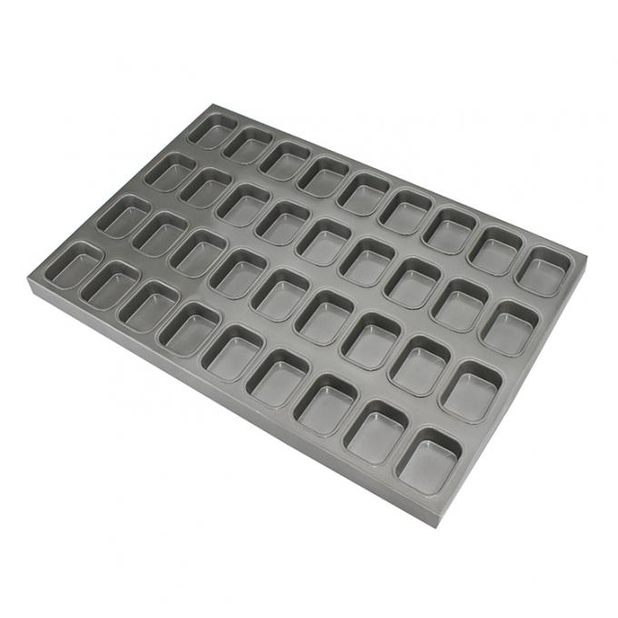 Food Grade Aluminum Perforated Baking Trays , 600 X400mm Aluminium Baking Pan