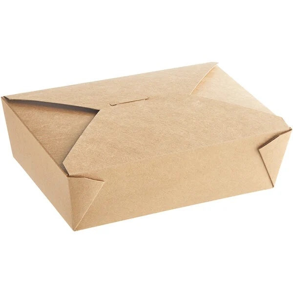 Rk Bakeware China Disposable Kraft Paper Take out Containers Lunch Meal Food Boxes