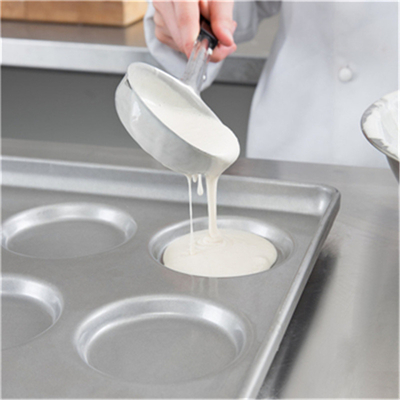 RK Bakeware China Foodservice 15 Mold Aluminized Steel Hamburger Bun Tray / Muffin Top / Cookie Baking Pan