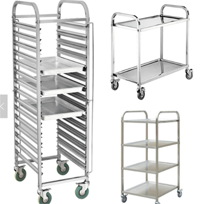 RK Bakeware China Foodservice NSF Restaurant Gn1/1 Bakery Food Trolley/Mobile Stainless Steel Trolley