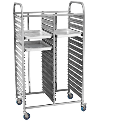 RK Bakeware China Foodservice NSF High Standard Stainless Steel Knocked-Down Baking Tray Trolley Oven Rack