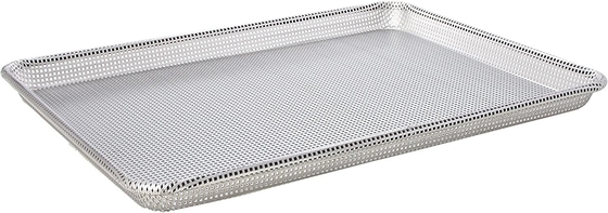 RK Bakeware China Foodservice NSF Glaze 16 Gauge Aluminum Fully Perforated Sheet Bun Pan Full Size