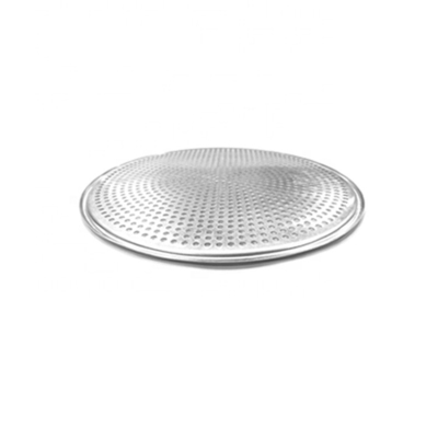 16 inch perforated round aluminum pizza pan punched pizza tray baking tray for bakery or bar or restaurant