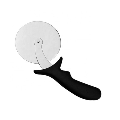 10cm Stainless Steel 430 Pizza Wheel Cutter With Pp Handle Round Plastic Cutter Server