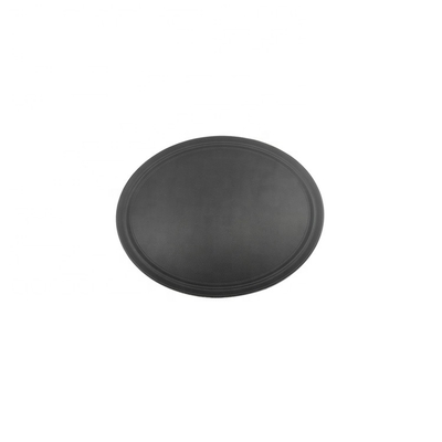49*59 Cm Nonslip Oval Plastic Tray Large Recycled Plastic Plates Rubber Serving Tray For Bar
