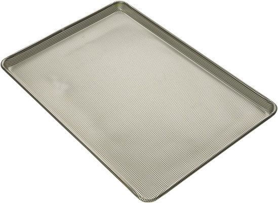 RK Bakeware China Foodservic 4801 Full Size 16 Gauge Wire in Rim Aluminum Perforated Baking Screen