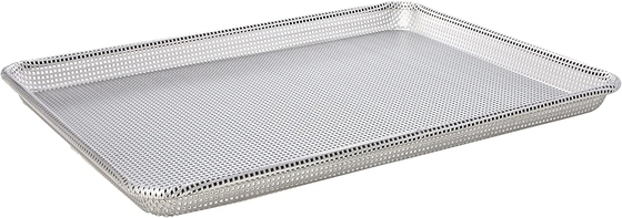 0.4mm Silver Aluminium Pizza Tray Oven Safe And Easy To Clean