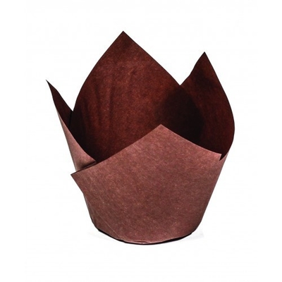 P60r X 165 - Medium Tulip Muffin Wrap Brown Regular Texas Tulip Muf