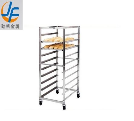 High Single Side SS Bakery Rack Trolley Restaurant Kitchen Equipment