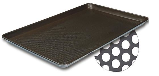  Coating Perforated Aluminium Baking Tray , Non Stick Baking Tray