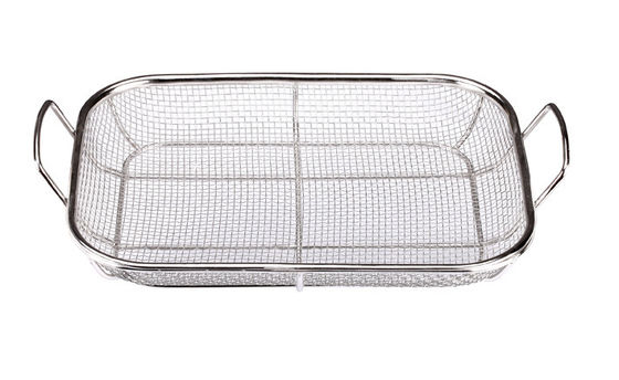 Portable Perforated Baking Tray , Sterilization Stainless Steel Wire Basket Cable Tray