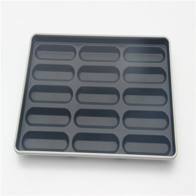 18 Mold Glazed Aluminized baking tray Individual hot bun dog pan for 600*400*45