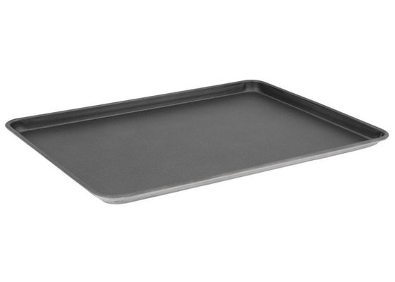 18 Gauge Aluminum Bun Sheet Pan 18''x13'' 1/2 Size Wear Guard Pizza Baking Tray
