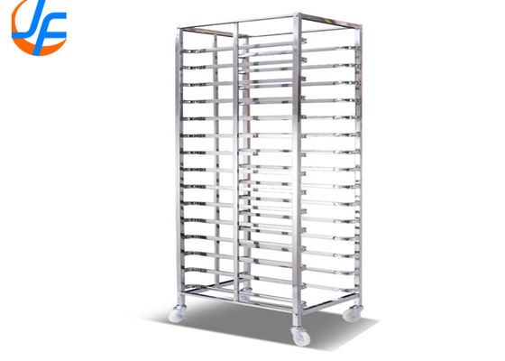 RK Bakeware China Foodservice NSF 15 Layer 30 Pans SUS304 Baking Tray Trolley Oven Rack Double Rack