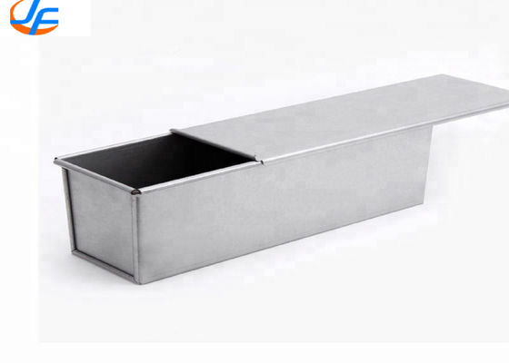 RK Bakeware China Foodservice NSF Aluminum Pullman Loaf Pan / Baking Bread Mini Loaf Pan 9 X 4 X 4 Inches