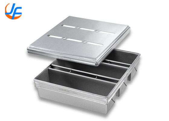 Commercial Aluminum Loaf Pans / Special Strap Pullman Bread Pan