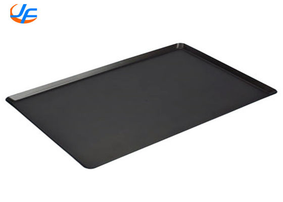 RK Bakeware China Foodservice Telfon Nonstick 600*400mm Wire in Rim Aluminum Bun Baking Tray Pan