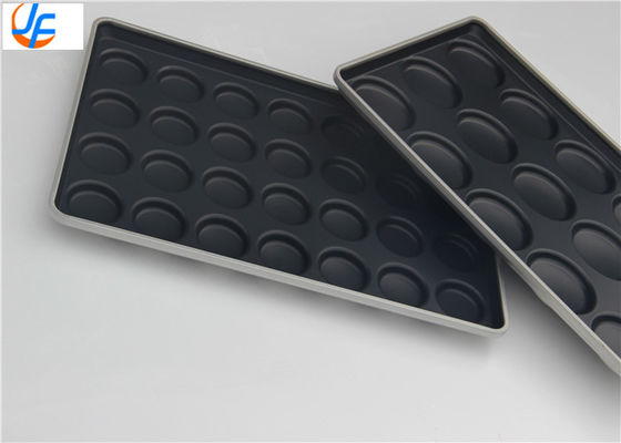 RK Bakeware China-15 Cavity Aluminumized Hamburger Bun Tray Silicon Glazed Or Telfon Coated