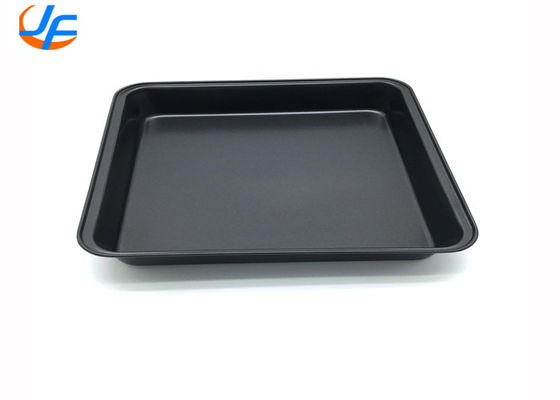 Black Pullman Loaf Pan / Carbon Steel Square Loaf Baking Pan For Bakeware