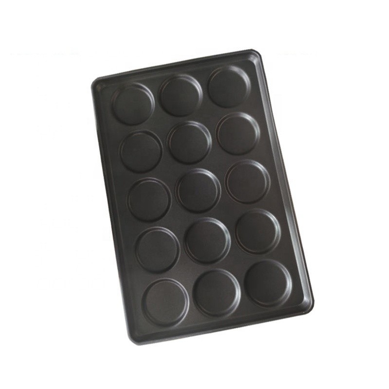 15 Cavities Baking Toast Bread Pan 4 Inch Hamburger Pan 40*60cm baking