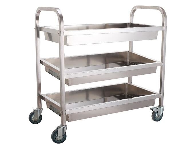 Multi Layer Bakery Rack Trolley Food Cart Four Wheels For Kitchen