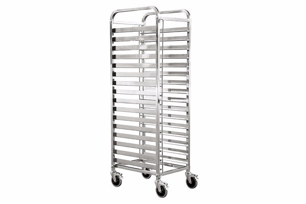 15 Tiers Pan Stainless Steel Baking Rack , Kitchen Pan Rack For 40*60cm ...